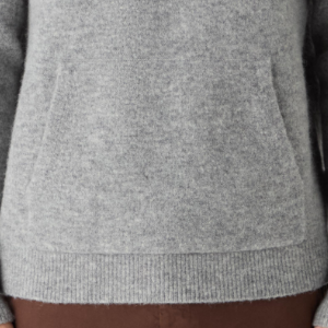 Closeup of Ribbed cuffs & hem