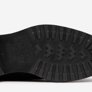 Closeup of St. moritz rubber sole