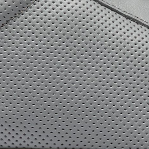 Closeup of Perforated leather