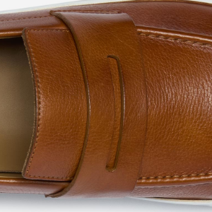 Closeup of Loafer saddle