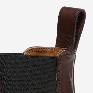 Closeup of Heel pull tab