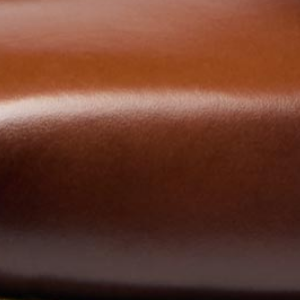 Closeup of Hand antiqued calf leather upper