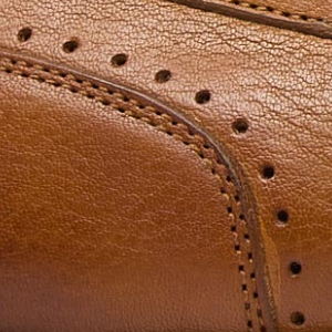 Closeup of Perforated heel detail