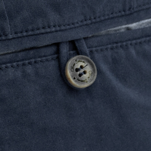 Closeup of Branded horn buttons
