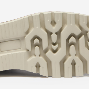 Closeup of Hand-finished calf leather upper