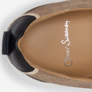 Closeup of Suede upper