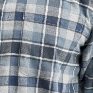 Closeup of Dyed to match buttons