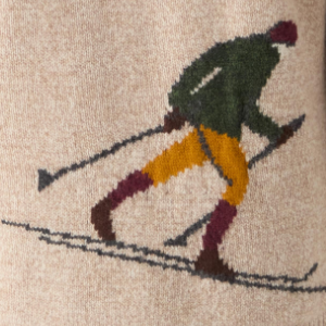 Closeup of 100% lambswool