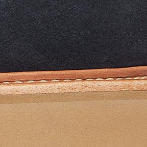 Closeup of Natural leather rand