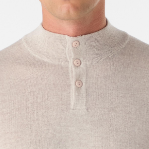 Closeup of 3 button placket