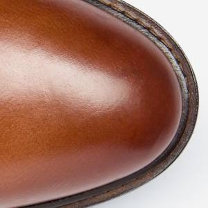 Closeup of Burnished heel & toe