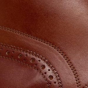 Closeup of Calf Leather upper