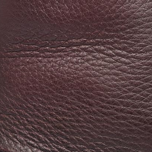 Closeup of Antiqued deer leather upper