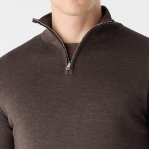 Closeup of Quarter zip