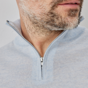 Closeup of Quarter zip