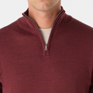 Closeup of Quarter zip