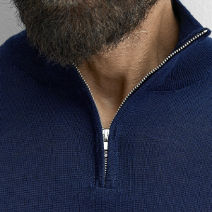 Closeup of Quarter zip