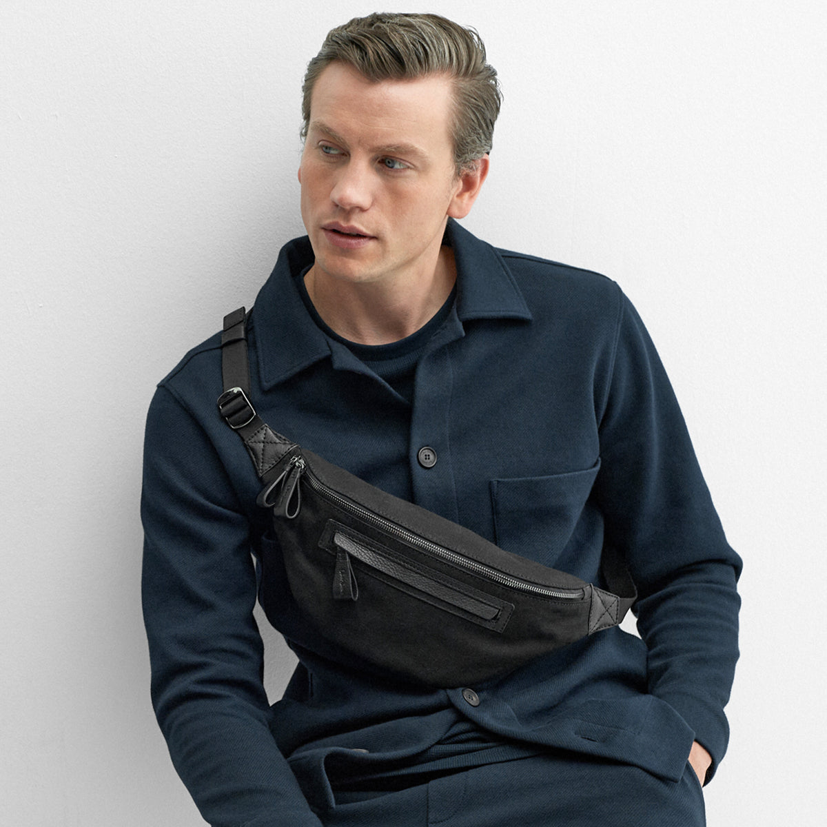 Crossmaglen Black Crossbody Bag Men's Bags & Cases Oliver Sweeney