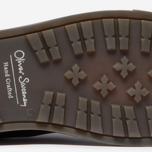 Closeup of Rubber cupsole with commando tread