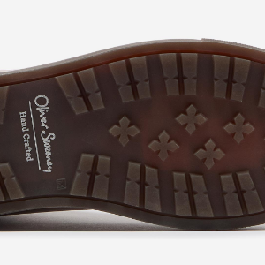 Closeup of Rubber cupsole with commando tread