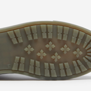 Closeup of Rubber cupsole with commando tread