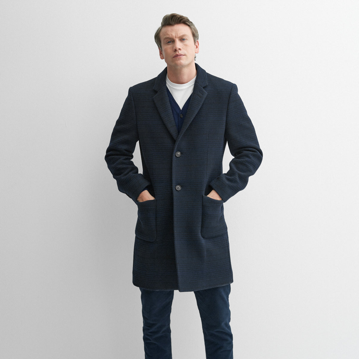 Boston | Norwich Micro-check Overcoat main image 0