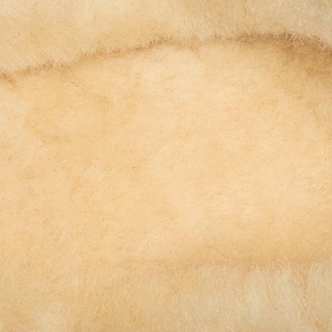 Closeup of Shearling lining