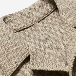 Closeup of Unlined construction