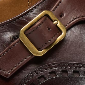 Closeup of Calf leather lining