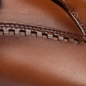 Closeup of Antiqued metal buckle