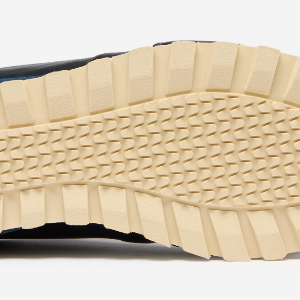 Closeup of Rubber cleated runner sole