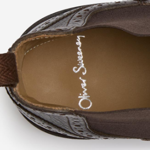 Closeup of Leather lining