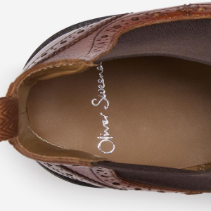 Closeup of Leather lining