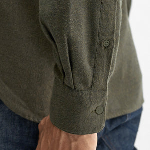 Closeup of Buttoned gauntlet