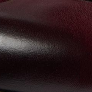 Closeup of Antiqued calf leather upper