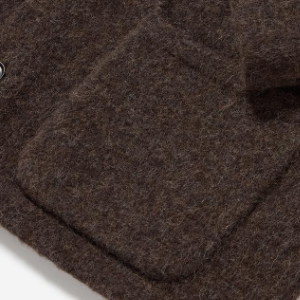 Closeup of 3 external patch pockets