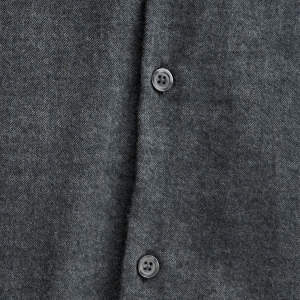 Closeup of French placket