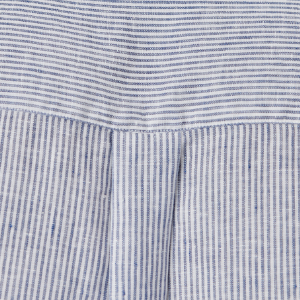 Closeup of Box pleat