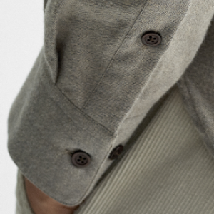 Closeup of Buttoned gauntlet