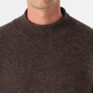 Closeup of Mock neck