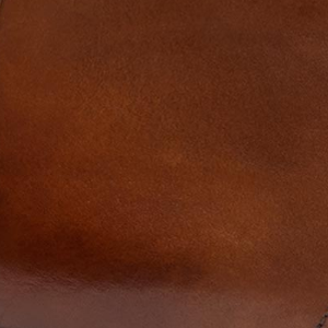 Closeup of Antiqued calf leather upper