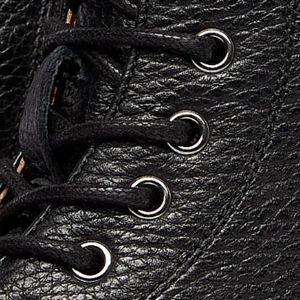 Closeup of Metal eyelets