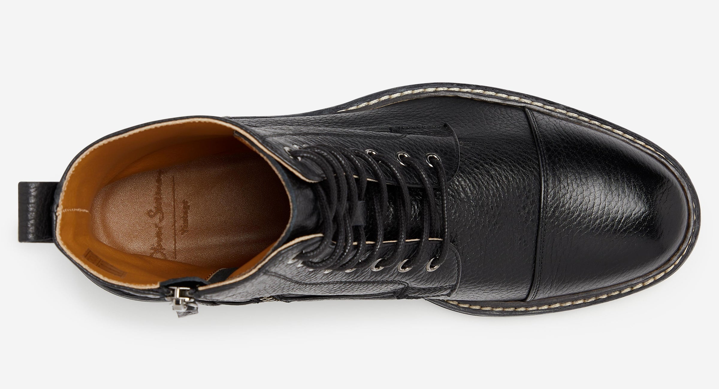 Kamma Deer Leather Military Boots