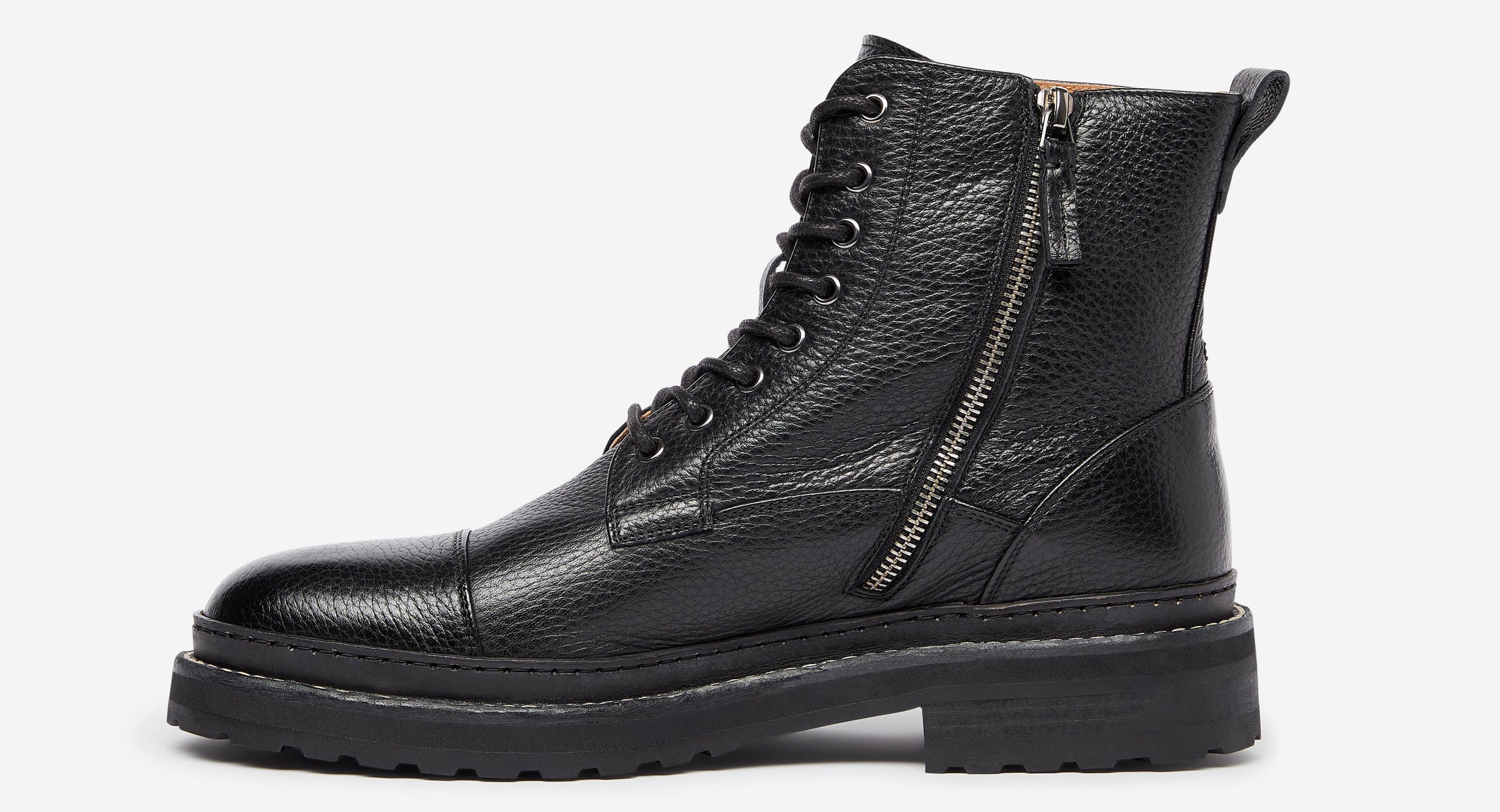 Kamma Deer Leather Military Boots