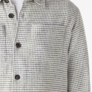 Closeup of 2 chest patch pockets