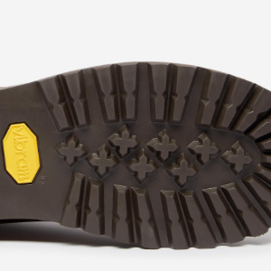 Closeup of Vibram rubber commando sole