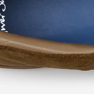 Closeup of Leather lining