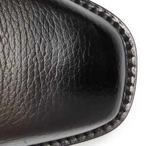 Closeup of Hand-burnished toe