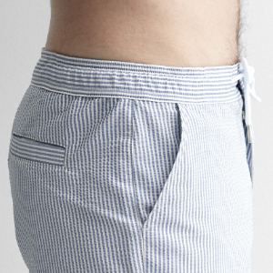 Closeup of Semi-elasticated waistband