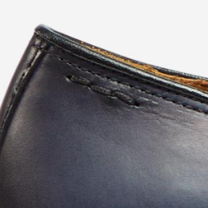 Closeup of Hand stitched heel detail